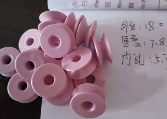 Cor branca Al2O3 cerâmica com força 400MPa Flexural para compradores de B2B