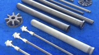 Tubo de protecção do aquecimento integrado cerâmico de nitrato de silício na indústria do alumínio