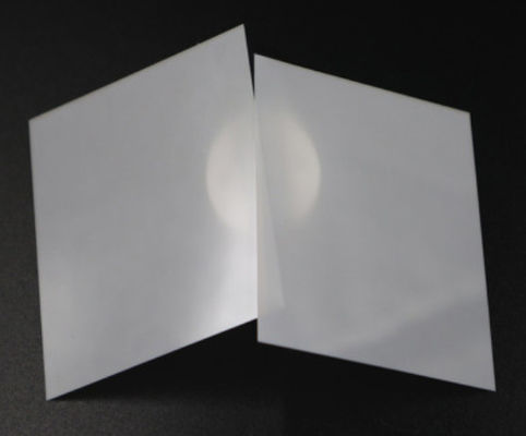 Isolação elétrica de lustro de derretimento branca da folha cerâmica da alumina da placa da bolacha da alumina